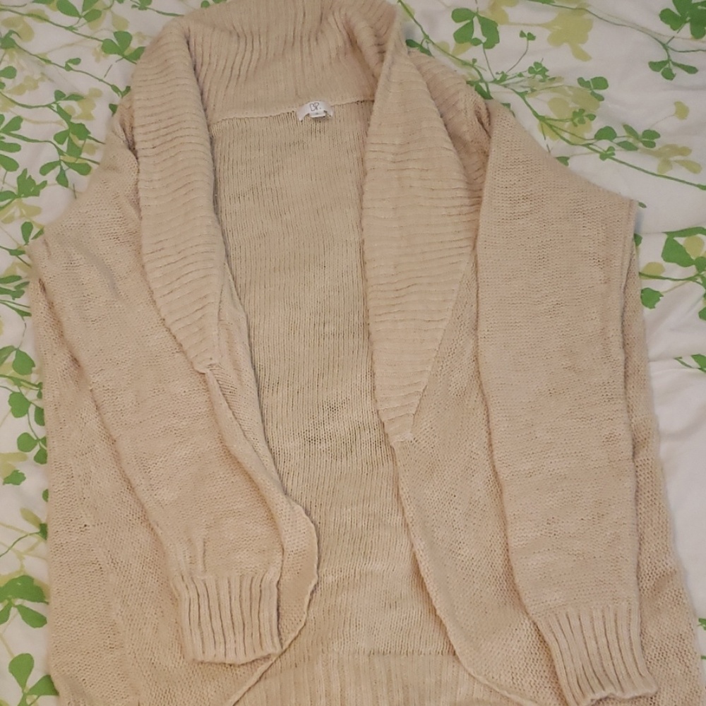 Cute cream color open cardigan